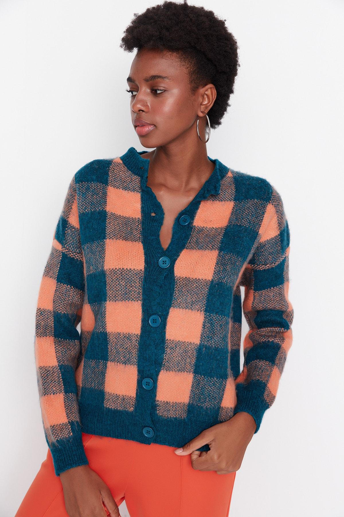 

Кардиган - Синий - Классический крой