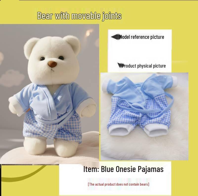 11-Joint Bear Plush Doll: Transformable Rag Doll Gift for Girls