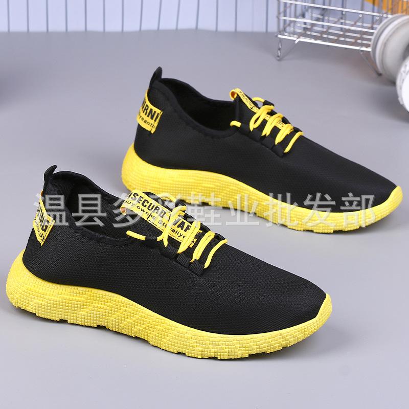 Nuevas zapatillas deportivas para hombre con cordones, moda casual, suela blanda, cómodas, para estudiantes, ligeras, para correr, para hombre