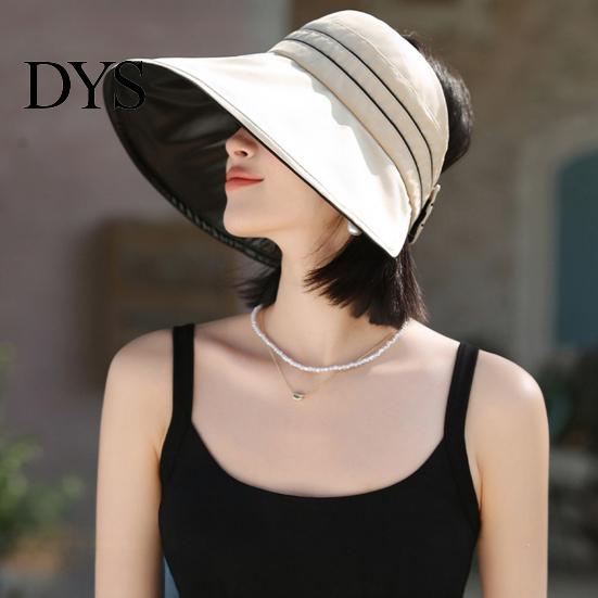 Stylish Commuting Sun Hat Women with Ponytail Hole, Wide Brim Floppy Foldable for Hat, UV Protection Summer Beach Vacation Hiking