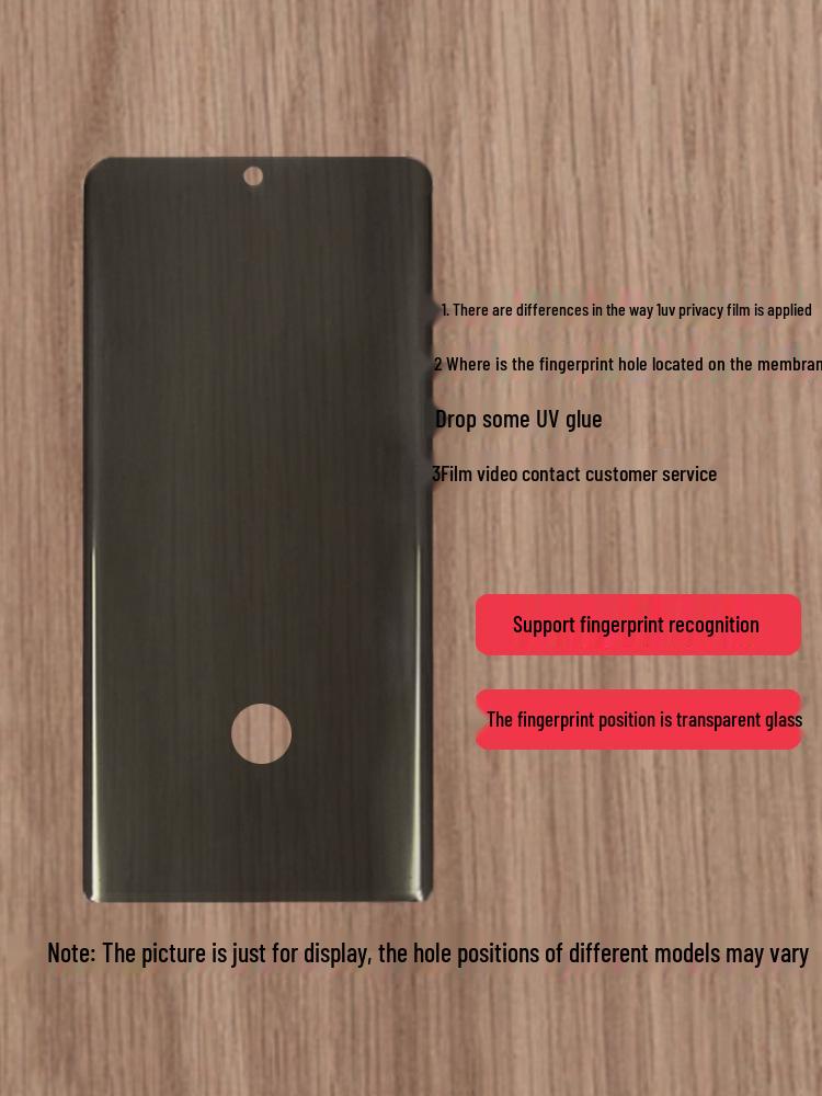 Huawei Mate70Pro Privacy UV Tempered Glass for Honor HD P60 Curved Screen Nova13U