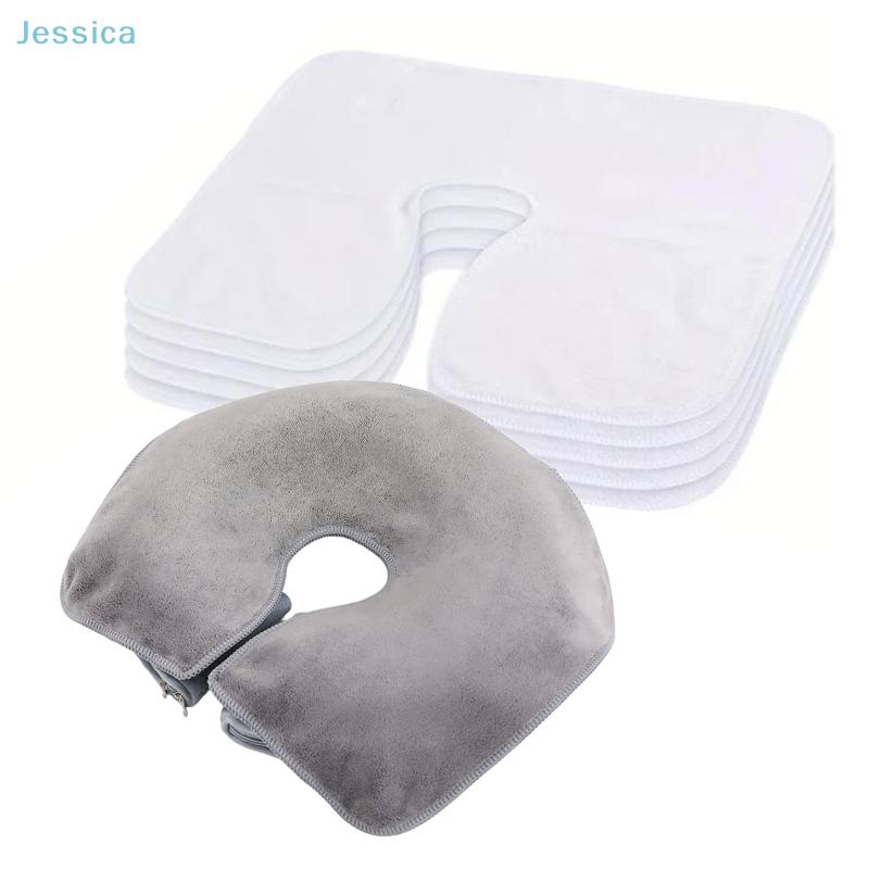 1Pcs SPA Face Massage Pad Beauty Salon Massage Headrest Pad Disposable Cotton Pillow Towel Cover Face Skin Care Tool