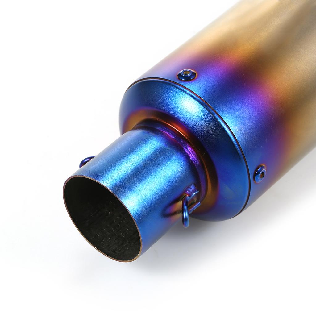 38-51mm Tubo di Scarico per Moto Coda Rimodellata Silenziatore di Scarico Adatto per Moto ATV