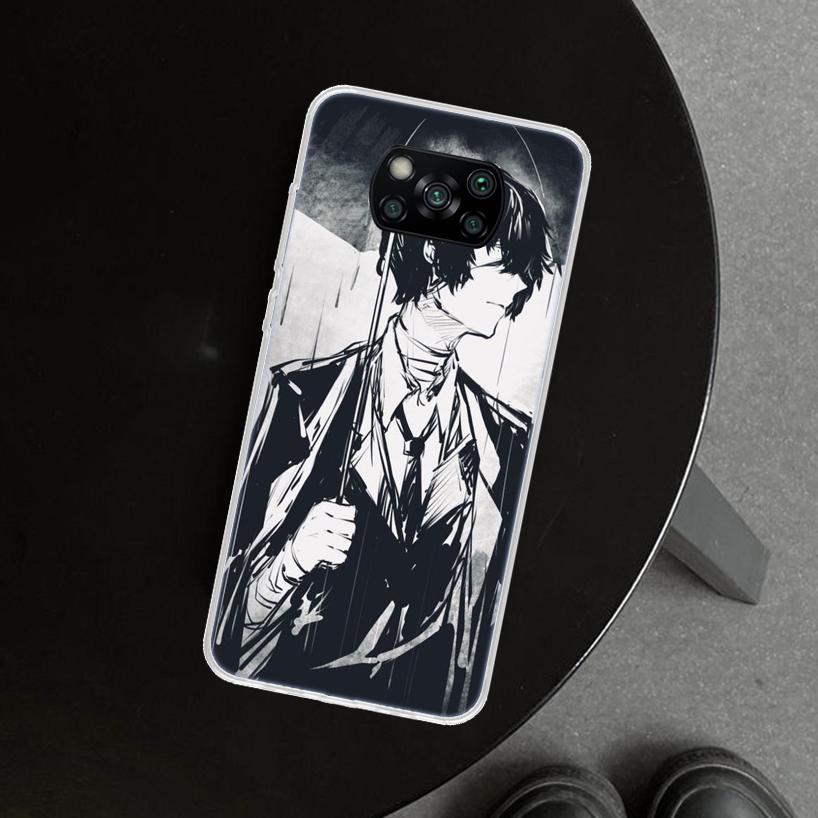 Bungou Stray Dogs Dazai Osamu Phone Case Cover For Xiaomi Poco X6 X5 X7 Pro F7 Ultra Redmi 15C 15 13C 13 12C 12 10C 10 10A 9C 9A