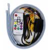 2Pcs 45 - 60cm Universal Car Headlight Waterproof RGB LED Strip DRL Turn Signal Yellow Brake Flow Lights
