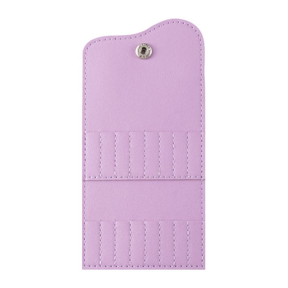 

Міні-сумка для зберігання шліфувальної головки для цвяхів з 16 отворами для зберігання аксесуарів для подорожей фіолетовий