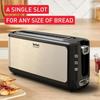 TEFAL Grille-pain Express 1 longue fente metal Toaster 7 niveaux de dorageTL365ETR