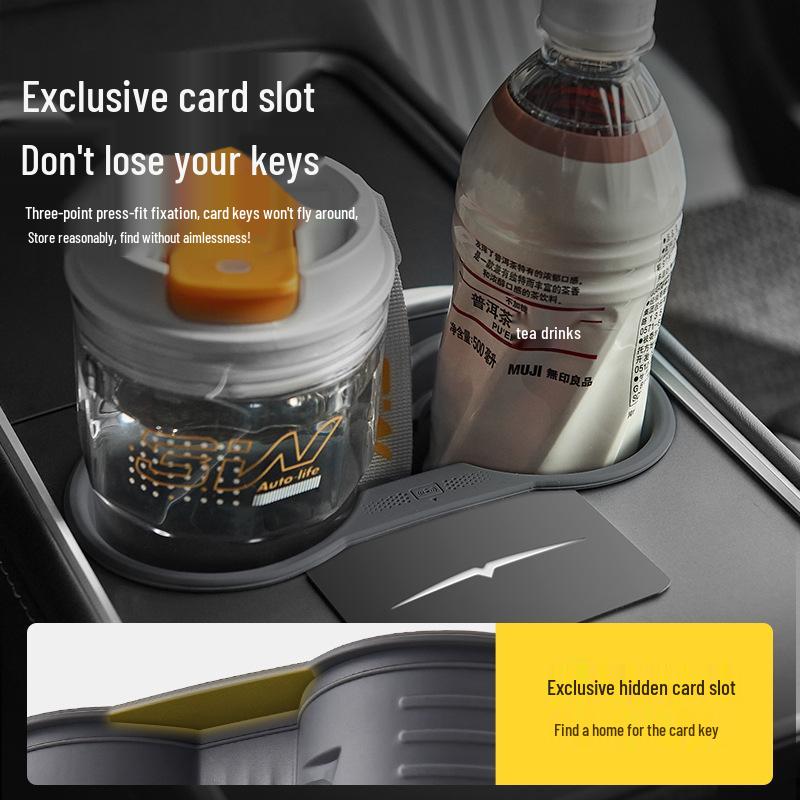 Tesla Model Y/3/S/X Center Console Silicone Cup Holder Coaster