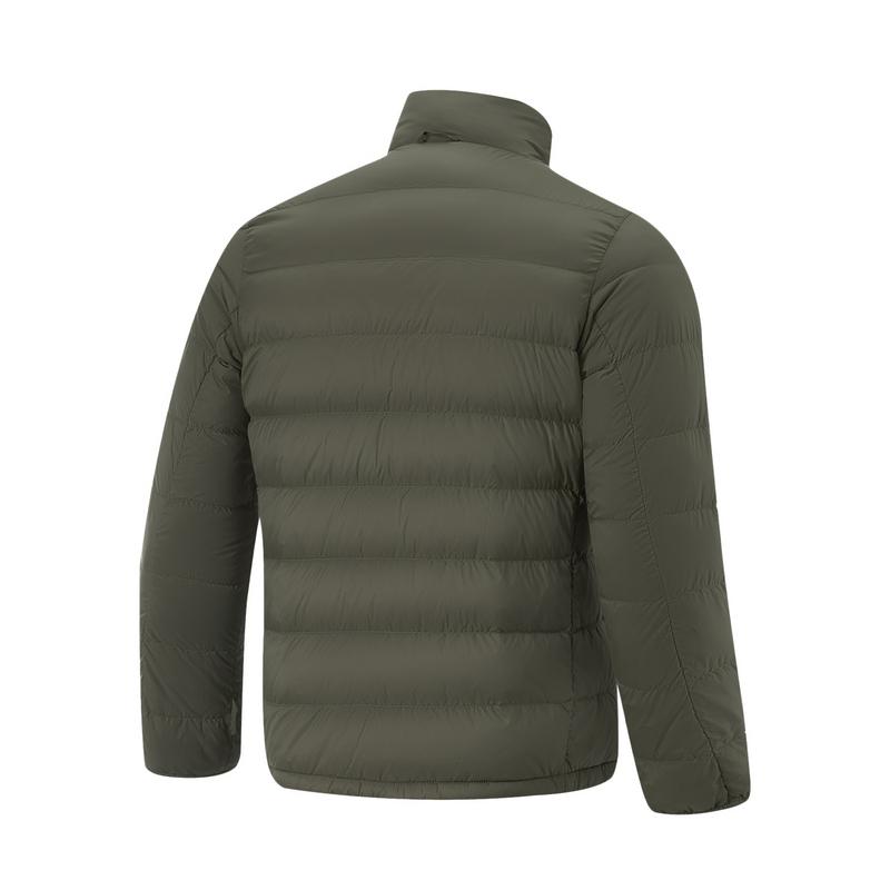 Li-Ning Comfortable Casual Minimalist Three-In-One Hooded Warm Down Jacket Men Jackets Green AWBU063-5