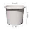 Thickened Plastic Flowerpot Plant Pot for Flowers Shrubs Succulents Breathable Root Control Flower Pot Garden Decorations