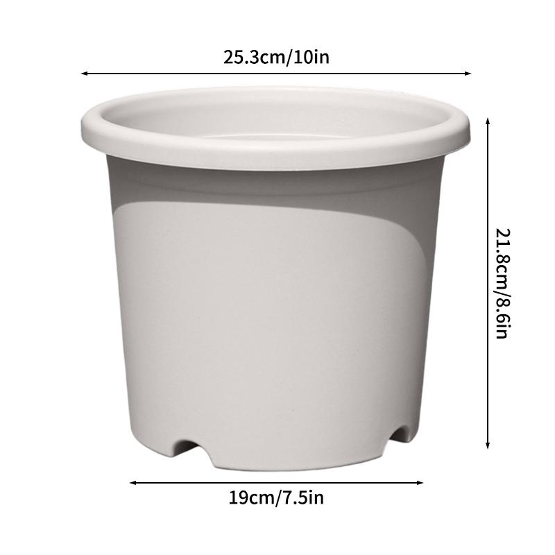 Thickened Plastic Flowerpot Plant Pot for Flowers Shrubs Succulents Breathable Root Control Flower Pot Garden Decorations
