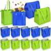 Tragbare Vlies-Thermokühlertasche, isolierte faltbare Lunchbox, große Kapazität mit Reißverschluss, Aluminiumfolien-Handtasche, Picknick, Camping