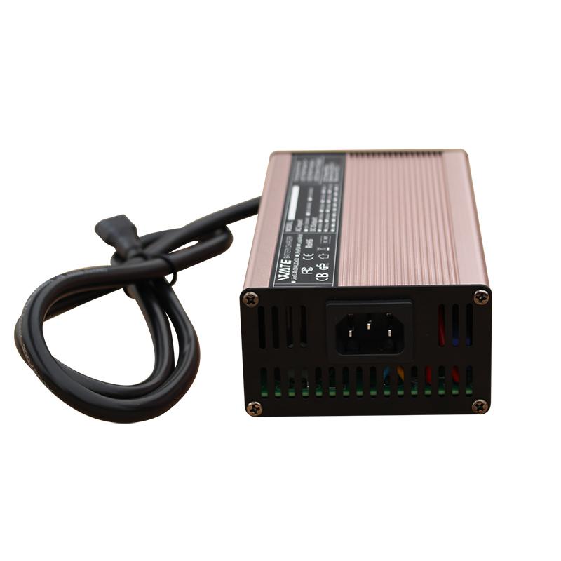 42V 15A smart lithium battery charger for 10S 36V lithium battery fast charging connector optional