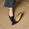 French Retro Stiletto Shoes Spring New Foot Cover Shallow Mouth Commuting Versatile Pointed Four Seasons Temperament Women's Versatile Single Shoes