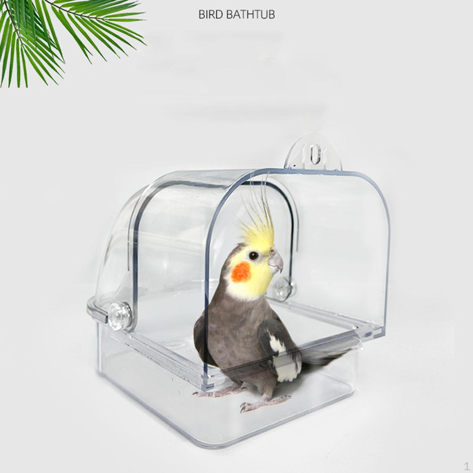 

Ванна для птиц, клетка для птиц, ванна для купания попугаев, душевая кабина для волнистых попугаев чистый