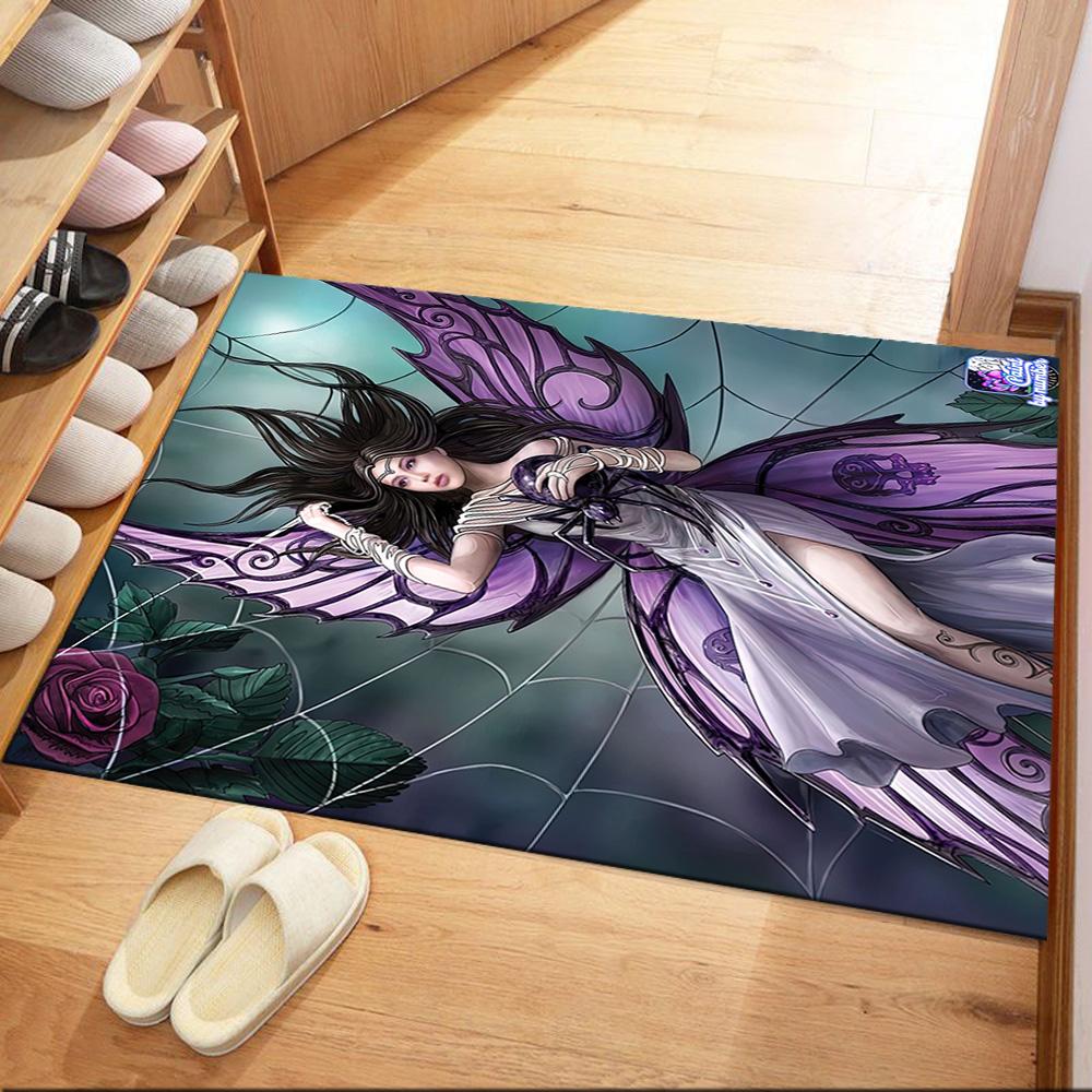 Gothic Style Floor Rug Office Rug Suitable for Playrooms Decorate Room Balcony Game Room Antislip Carpet Office Home Decor Gift for Festivals
