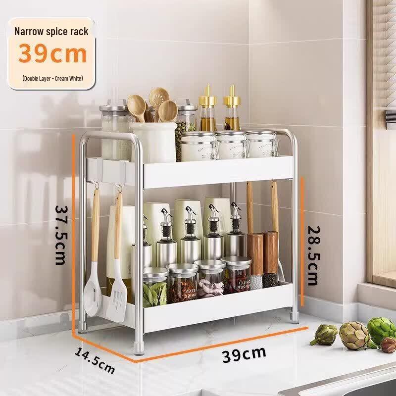 Qiwai Bamboo Kitchen Spice Rack