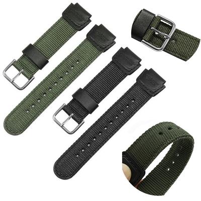 Uhrenarmband Passend für G SHOCK AE-1200WH/SGW-300/AQ-S810W verstellbar Breite 18mm Nylon