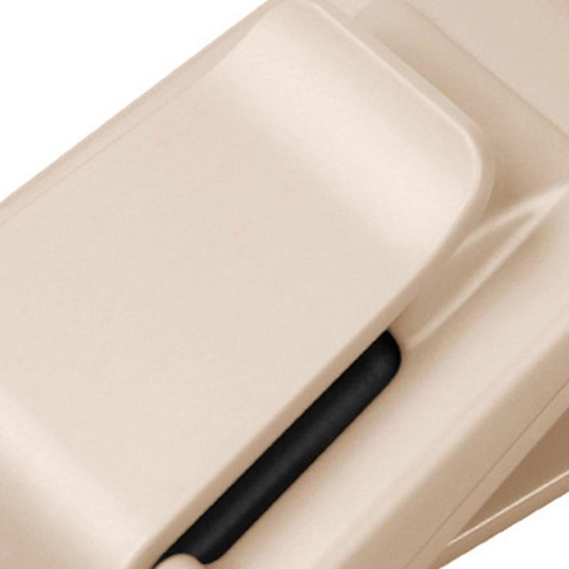 Multifunction Sun Visors Glasses Case with Secure Clamp Soft Lined Automobile Eyewear Organizers Eyeglasses Mount for Car