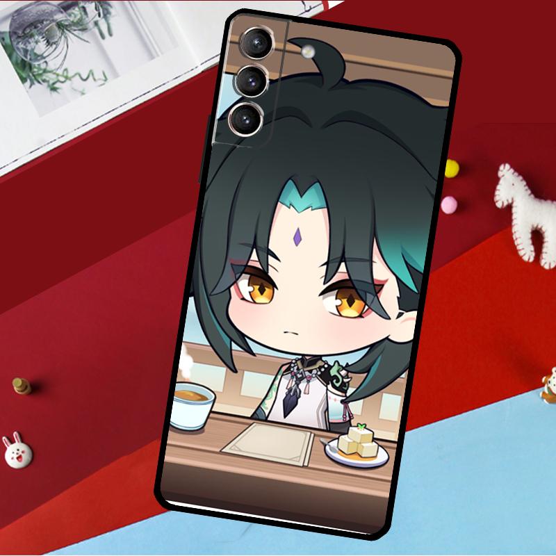 Genshin Impact Xiao Funda For Samsung Galaxy S26 S25 S24 S22 S23 Ultra Plus S20 S21 FE S9 S10 S25 FE Phone Case