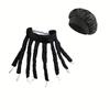 Set de 2 Piezas Diadema Rizador de Pulpo Gorro de Noche Adecuado para Cabello Largo Satén Rizador No Térmico Correa Ajustable Herramientas de Peinado
