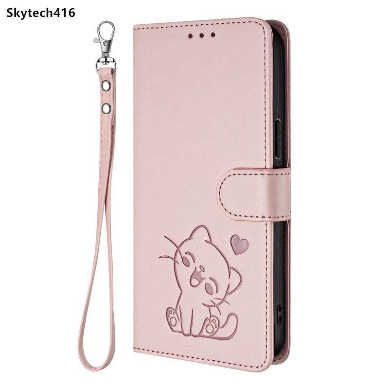 Case For Honor 9X 10i 20 20E 50 60 SE 70 80 GT 90 Lite Pro Smart 5G Flip Phone Casing Cute Cat Shockproof Protection Card Slot Leather Wallet Cover