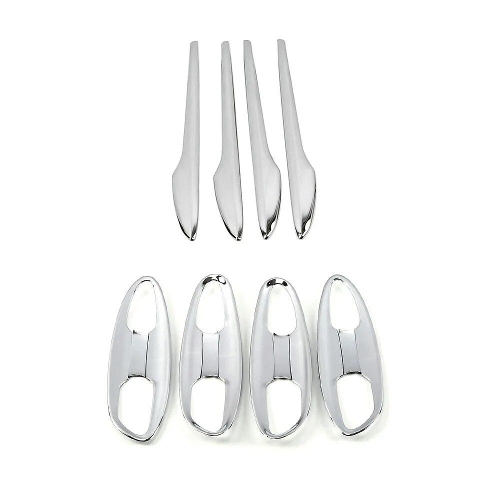 For Lexus ES ES200 ES250 ES300 ES350 2018 2023 Exterior Modify Chrome Door Handle Bowl Cover Trim Car Styling Refit