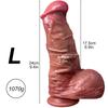 Fat King Glasses Dildo Double Liquid Silicone Artificial Penis Makeup Female Masturbator Thick Long Vacation Penis Adult Sexual Supplies