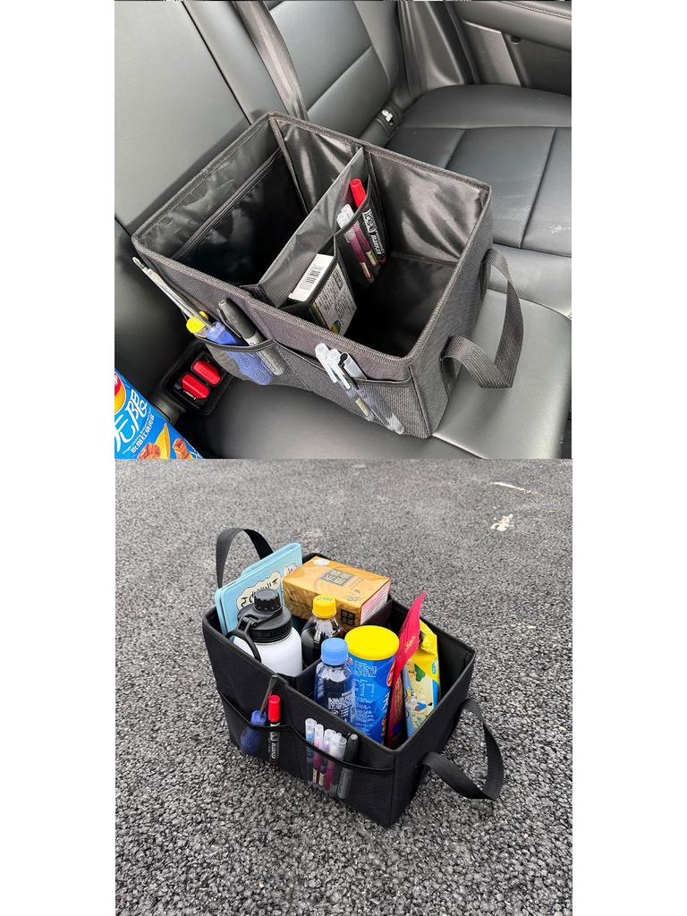 Foldable Multi-Function Car Seat Storage Box: Large Capacity Toolbox