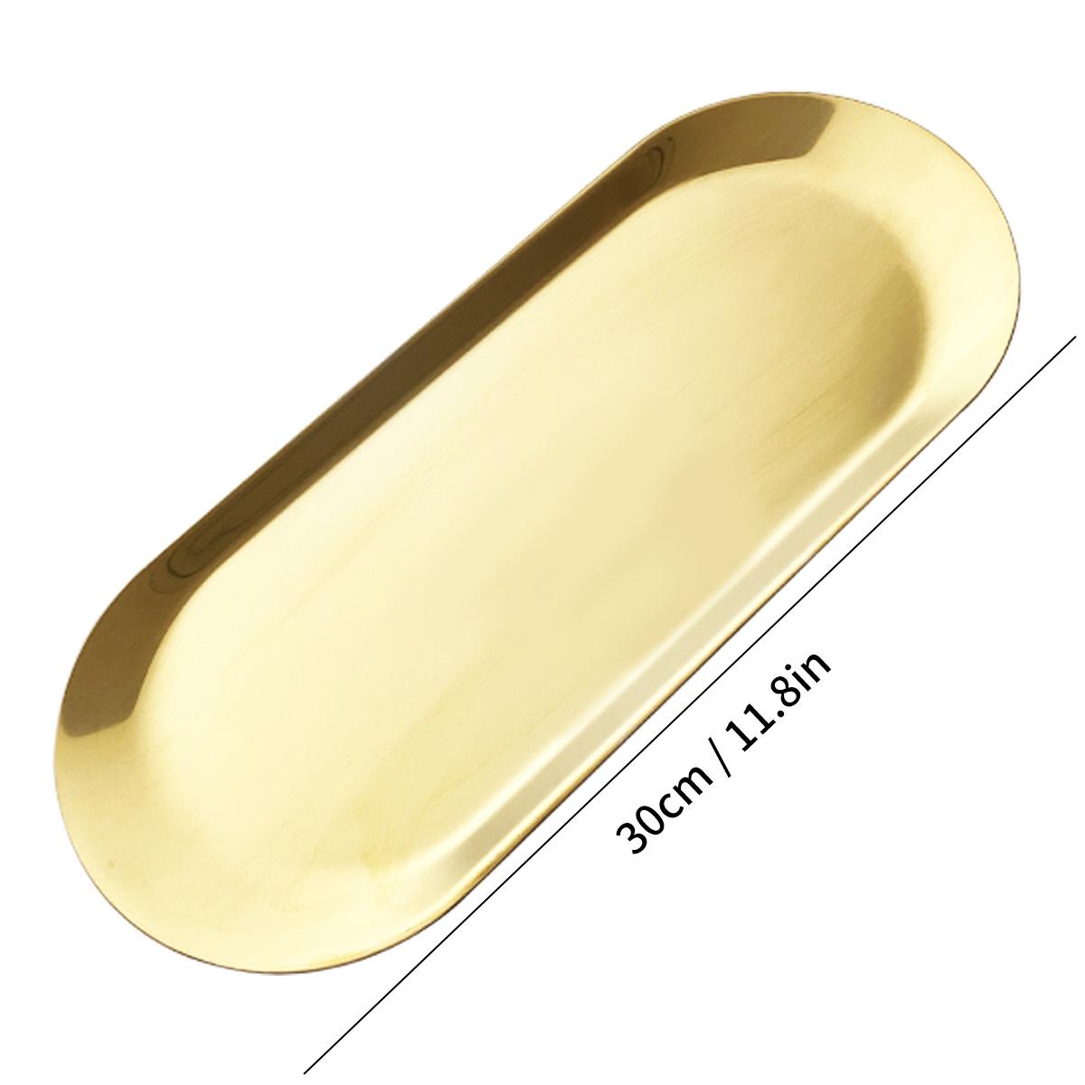 

Овальный поднос в скандинавском стиле, блюдо для закусок из нержавеющей стали, штабелируемая металлическая тарелка для барбекю, столовая посуда, тарелка для суши