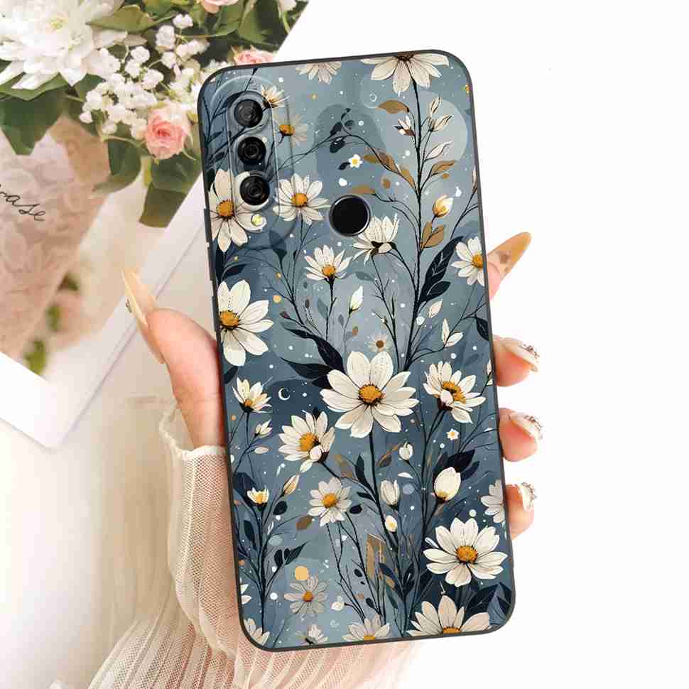 Cute Cartoon Cover For Huawei P30 lite Case 6.15" P30lite Soft Silicone Phone Case For Huawei Nova 4e Nova4e Matte Back Cover