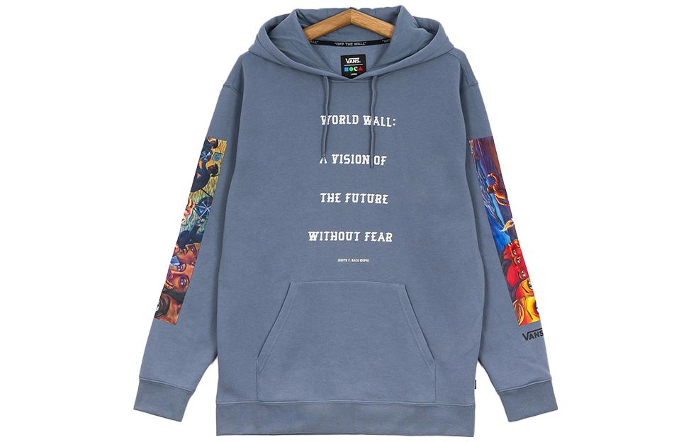 Vans Sweatshirts Men s Haze Blue Hooded Moderate Other VN0A7SDQYQ8 M