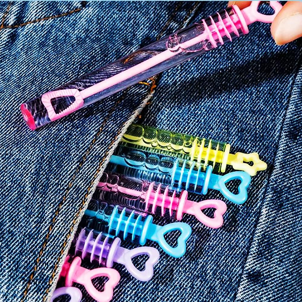 10-48Pcs Kids Birthday Party Favors Mini Cute Bubble Empty Tube School Gifts Wedding Guests Souvenirs Pinata Rewards For Kids