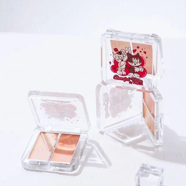 FreshO2 - Cheerful Vibes Soft Light Beauty Two-Color Concealer Palette 1 pc