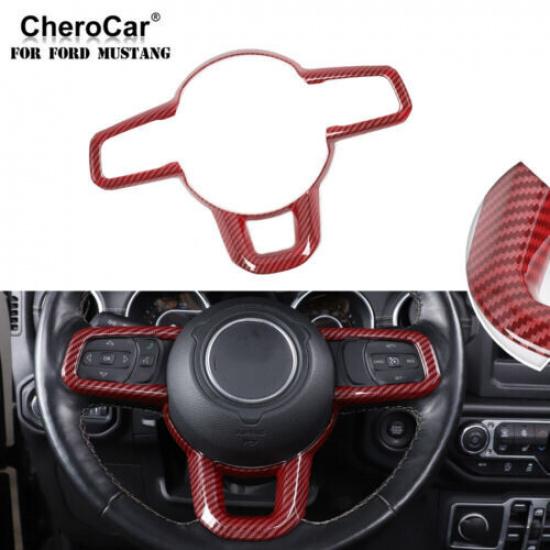 Steering Wheel Trim Cover Accessories For 2018+ Jeep Wrangler JL / Gladiator JT