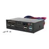 5,25" USB 3.0 SATA eSATA PC Frontpanel Medien-Dashboard Interner Kartenleser
