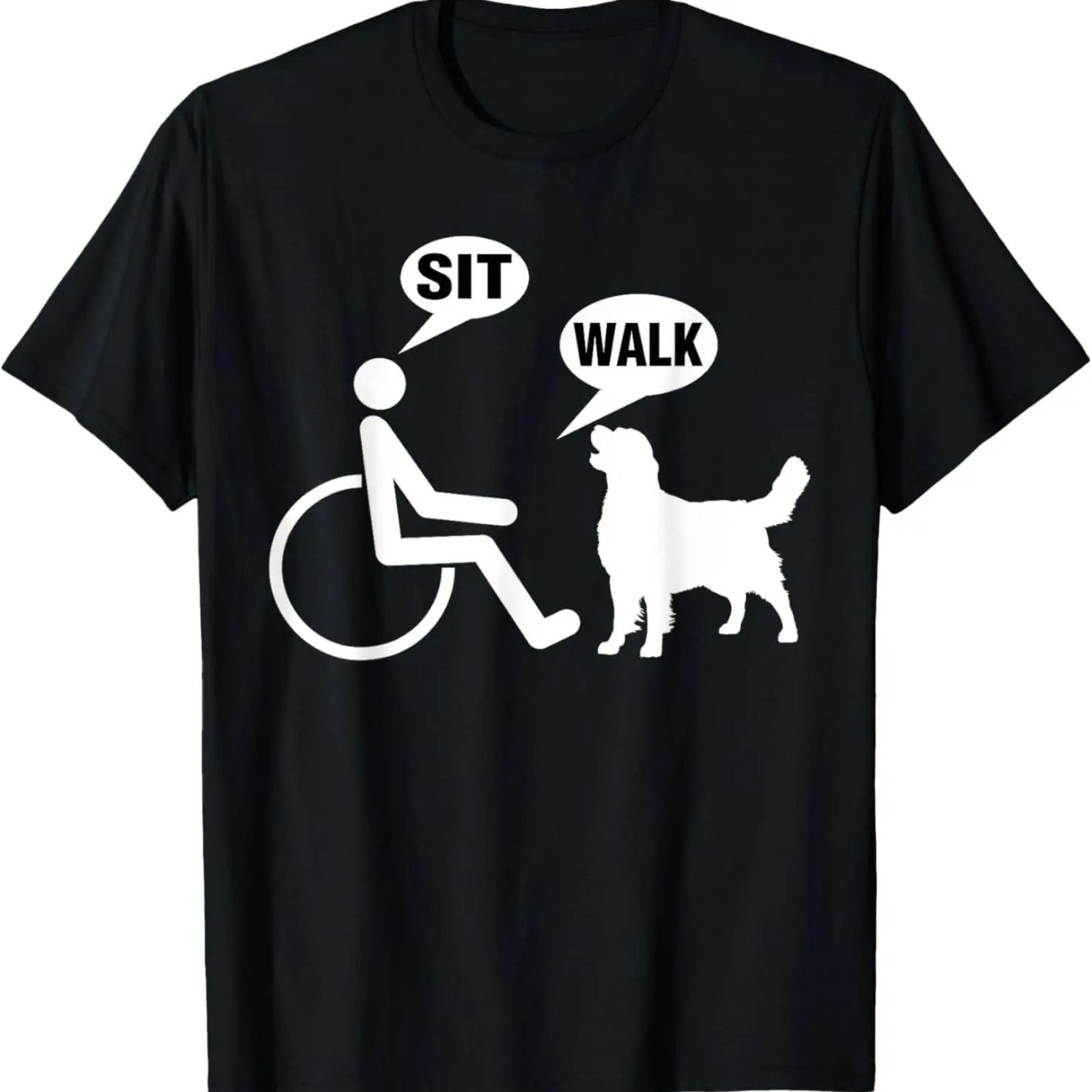

Funny wheelchair humor joke for a disability in a wheelchair T-Shirt XXXXXL чёрный