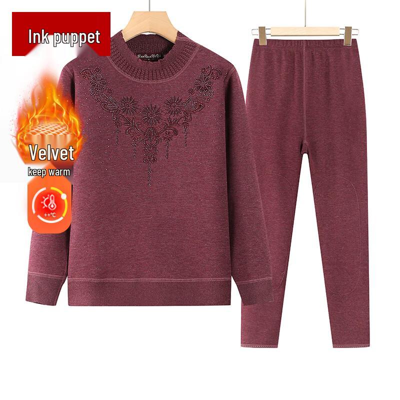 

Женский плюшевый термокомплект 4XL (130-145 jin)