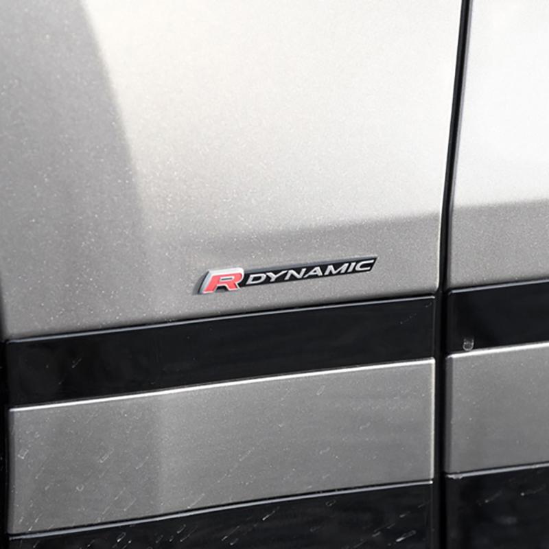 Auto Metall R DYNAMIC Logo Seitenkotflügel Kofferraum Plakette Emblem Aufkleber für VELAR Sport Discovery Evoque HSE Defender