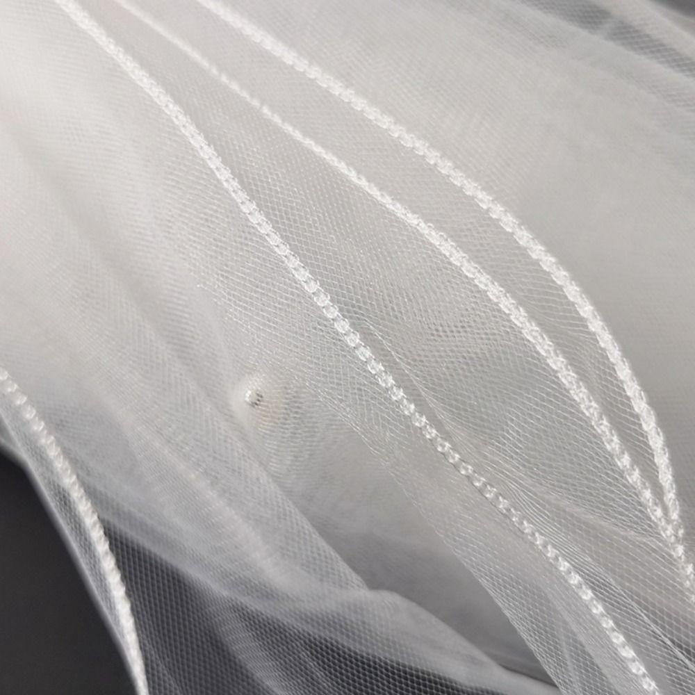 Soft Tulle Bridal Veil Four-layer Bride Head Gauze New Wedding Veils Wedding Accessories