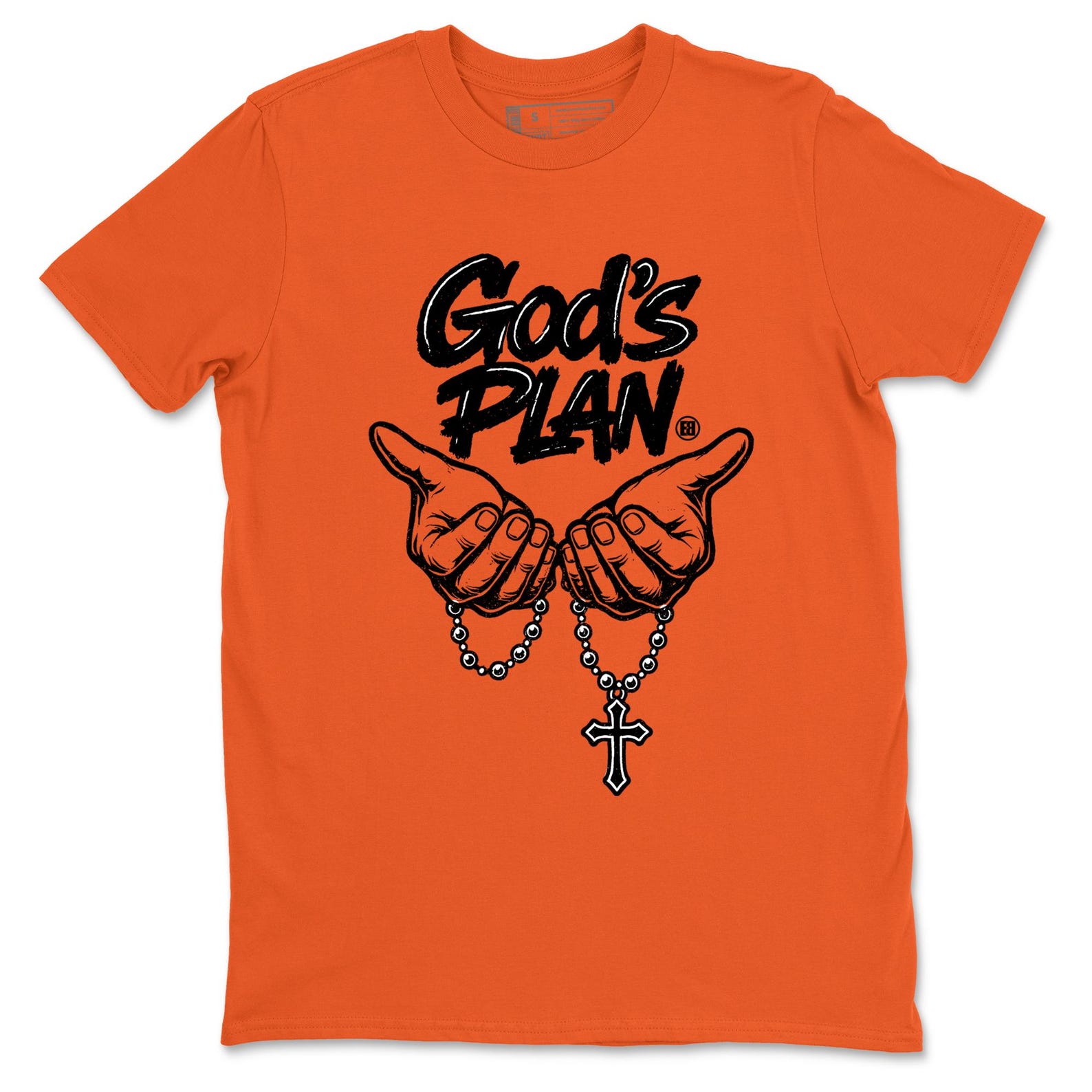 God s Plan graphic tee. Streetwear graphic T-Shirt. Matching 1s Shattered Backboard 2XL