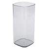 400ml Square Acrylic Cup Reusable Modern Tea Milk Juice Coffee Mug for Home Office UseGray