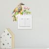 Bird Flower Branch Switch Sticker Removable Self-adhesive Waterproof PVC Living Room Bathroom Light Switch Wall Socket Outlet Decoration Decal