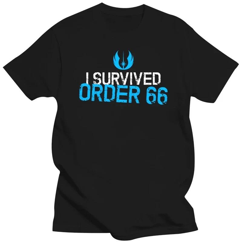 

Summer Fashion Streetwear Short Sleeve Tees I Survived Order 66 Harajuku Women s T-shirts Star Women Clothing Printed Wars Y2K 4XL