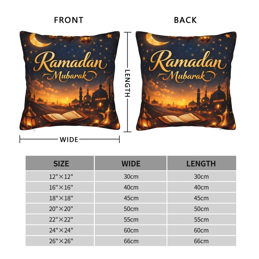 Ramadan Lantern Pillow Case Funny Pillow Cover Print Pillowcases For Living Room Sofa