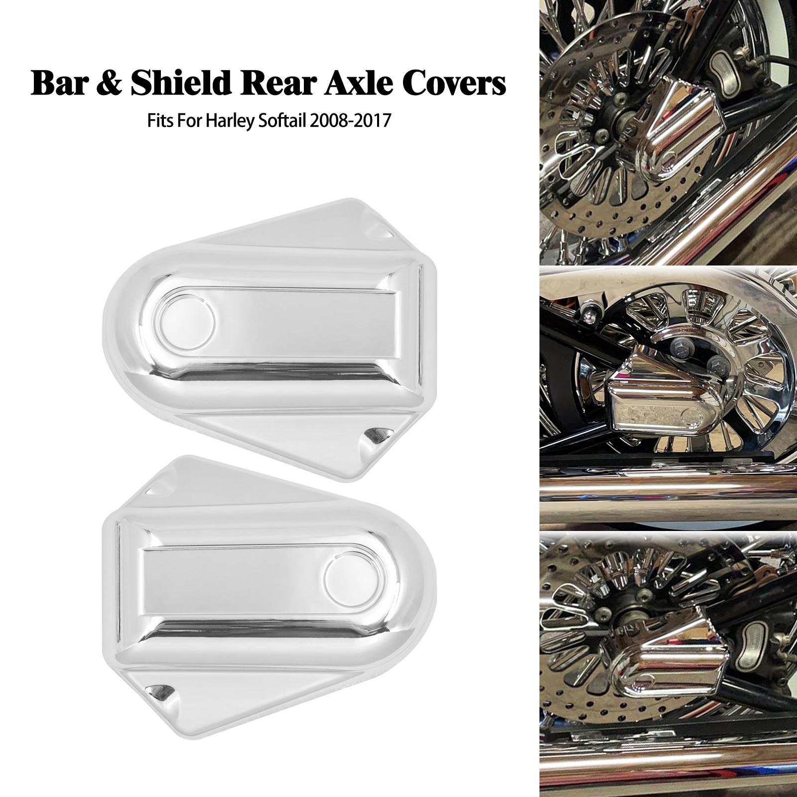 

Мотоциклетный черный/хромированный щиток для балки, ось заднего колеса, крышка маятника для Harley Softail Night Train FXSTB FLSTN FLSTC 2008-2017