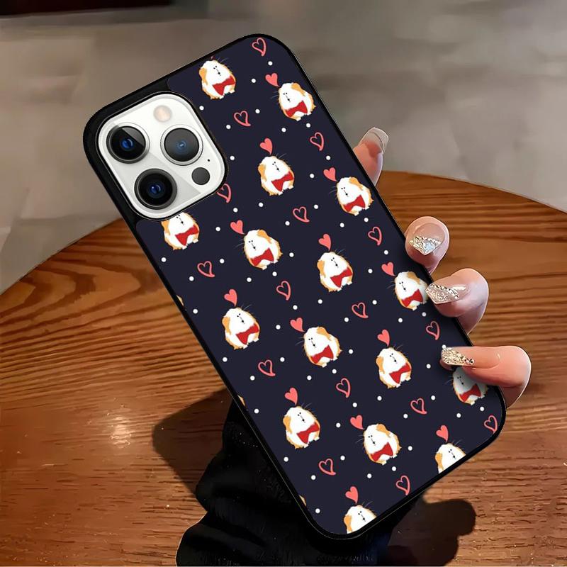 Guinea Pig Funny Cartoon Phone Case For iPhone 17 Air 16 15 14 13 12 11 Pro Max Max Plus Bumper Case Cover