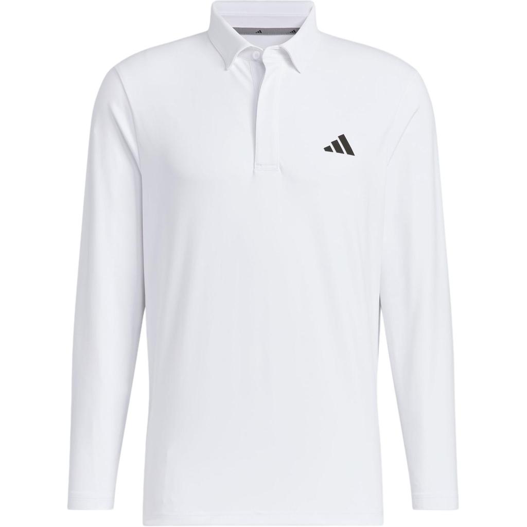 Adidas Aeroready Golf Long Sleeve Polo Shirt Men tops White IM6413
