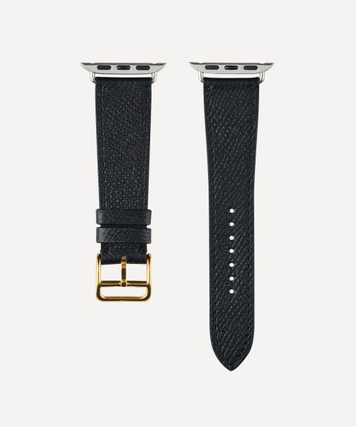 [ADER Error] ADER Error Apple Watch Galaxy Watch Premium Epsom Leather Strap Tank Black