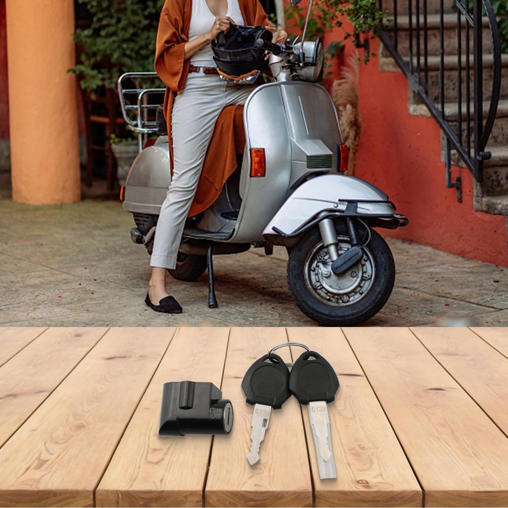 Premium Alluminum Alloy Lock with Ignition OnOff Key for For polly Battery Case
